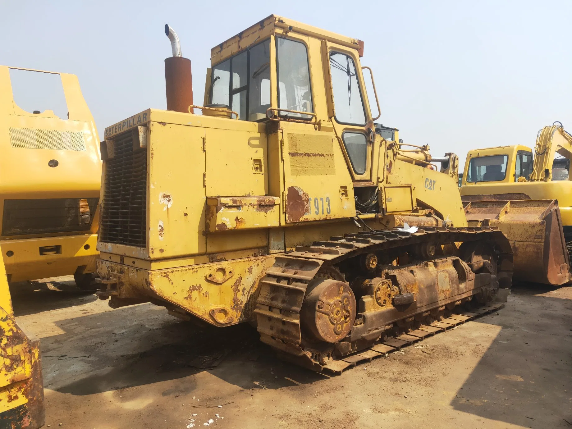 Used Caterpillar Hydraulic Wheel Loader 973D