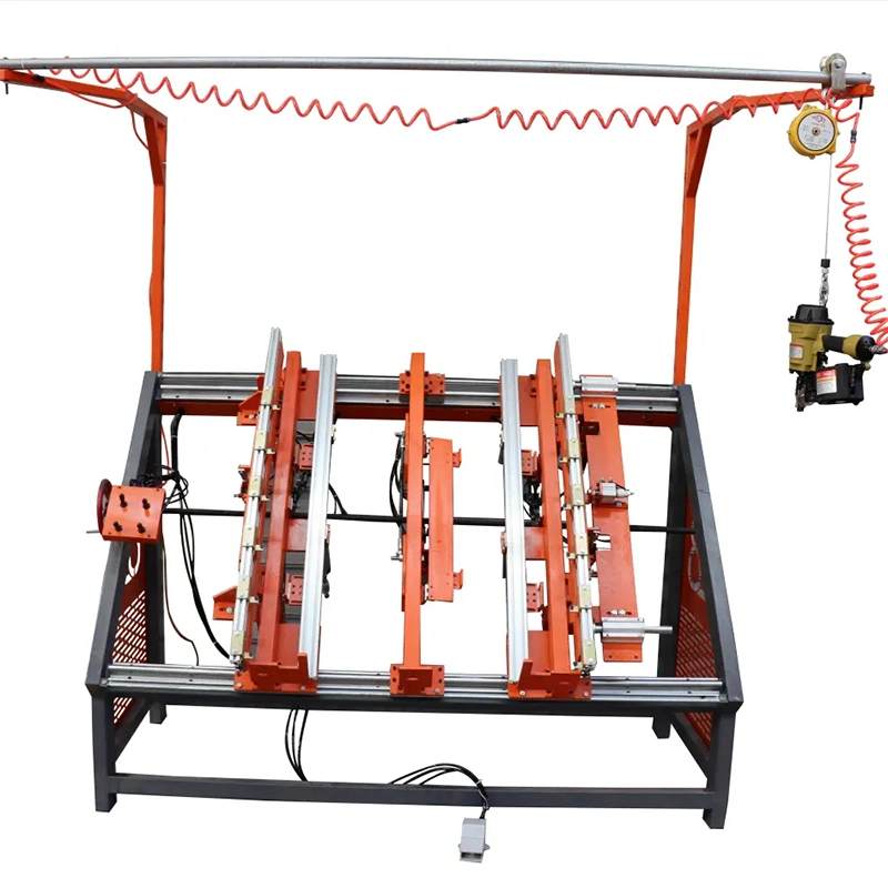 Hot Selling Pneumatic Pallet Nailing Machine for American Tray