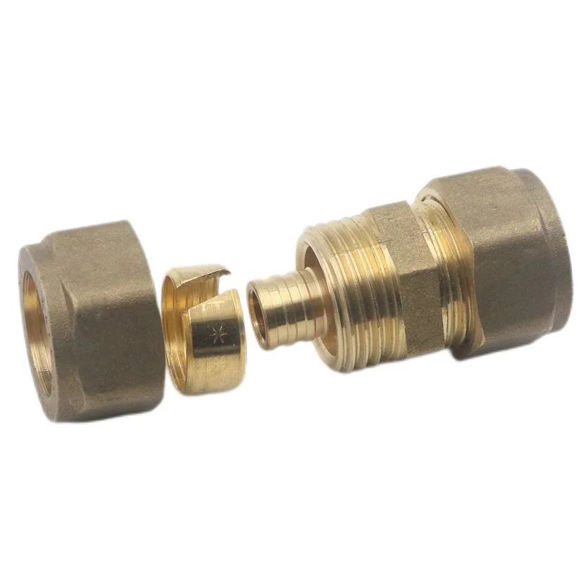 Brass Quick Connect Hose Fittings Wall Plate Elbow Fittings