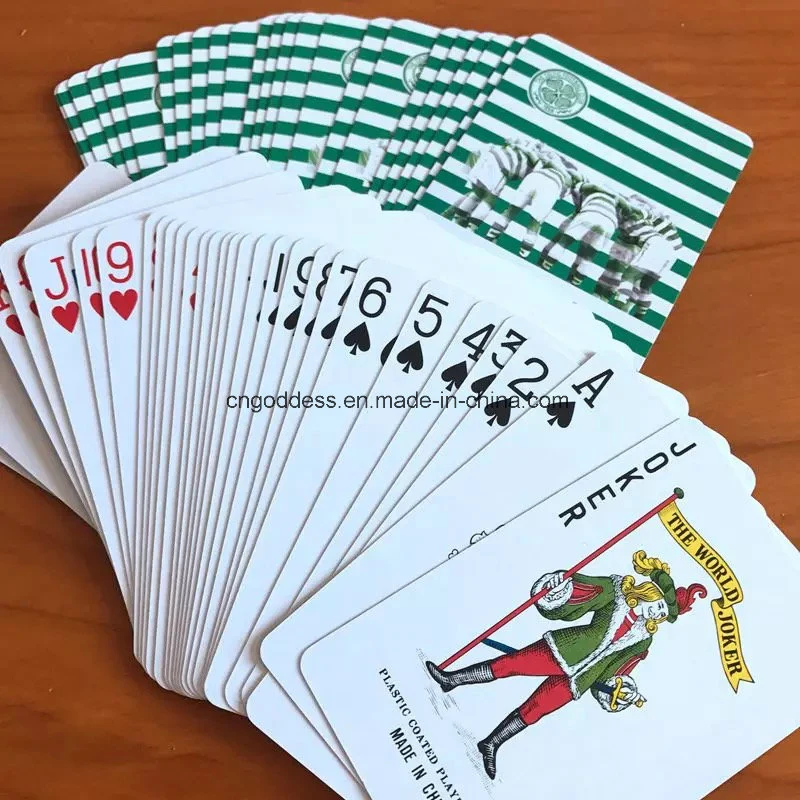 Customer Designs Plastic Coated Casino Poker Playing Cards