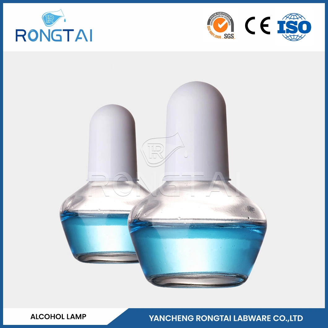 Rongtai Chemistry Lab material de vidro Atacadista Química Laboratório Equipamento China 150ml Equipamento de laboratório para lâmpadas de álcool