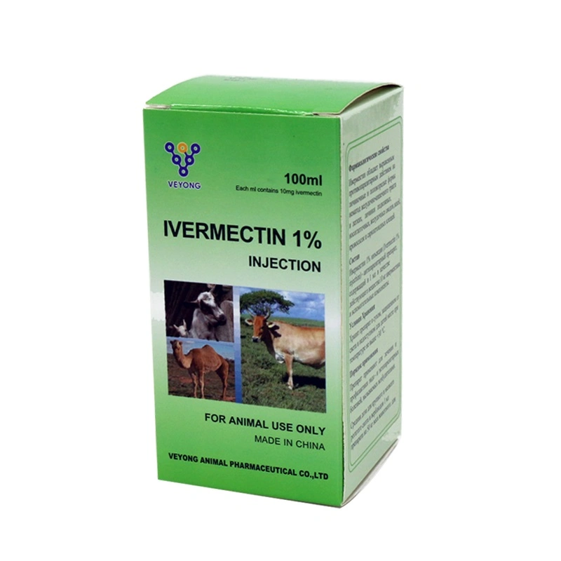 Wholesale/Supplier Customized Brand 10mg/Ml Ivermectin Injection Veterinary Medicine for Dog and Livestock