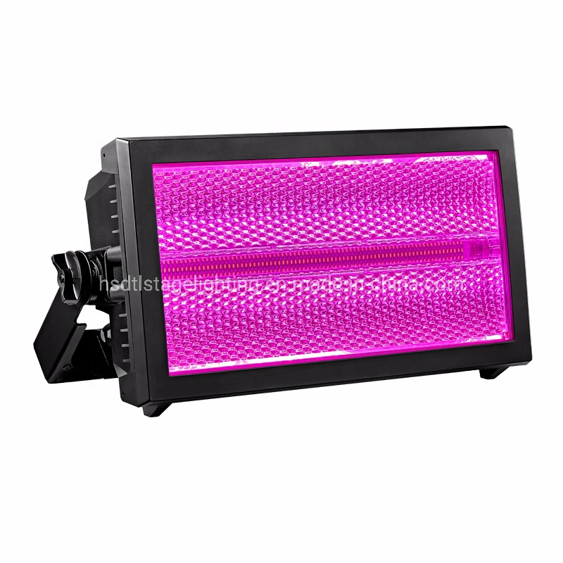 Caso DJ Discoteca Iluminação branca brilhante+ RGB DMX 3000 Atómica Strobe Fase LED Light