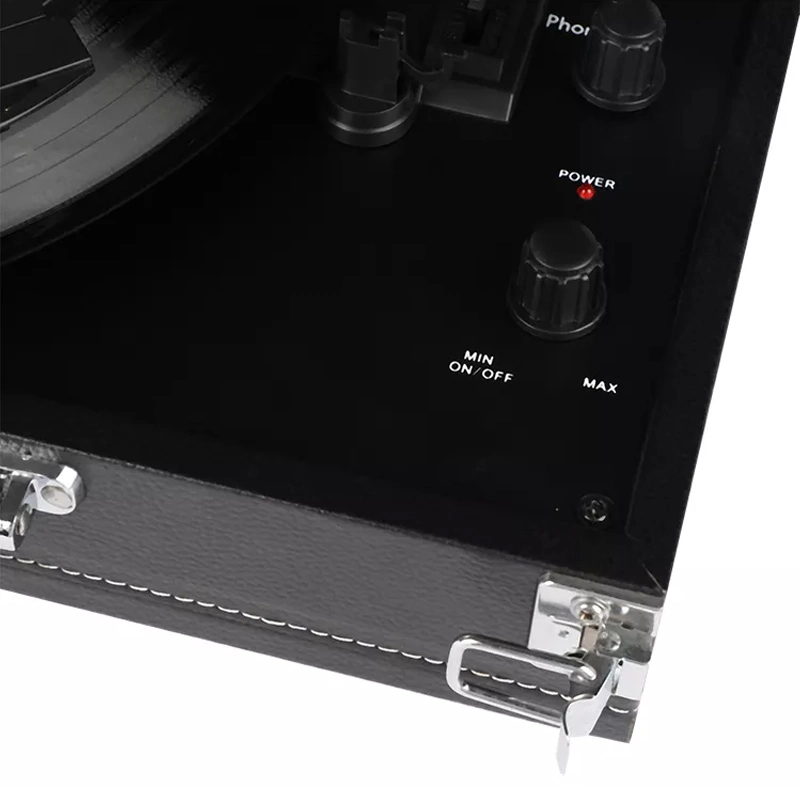 Nuevo diseño moderno portátil Maletín Vinyl Turntable Record Player