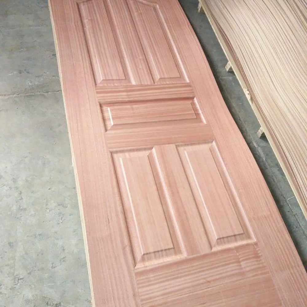 Natural Wood Veneers Ash Sapeli Oak Veneer Lamintated HDF Door Skin