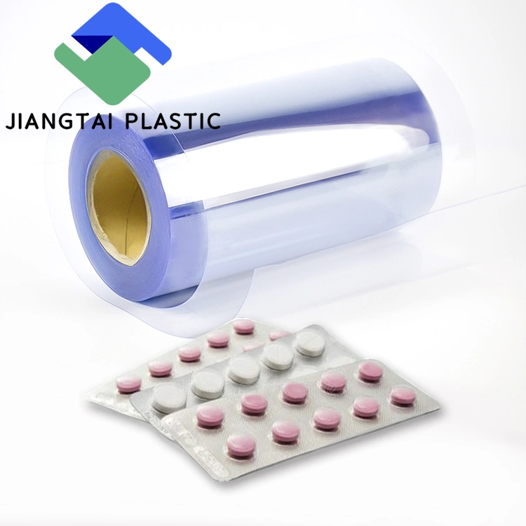 Jiangtai 250 Mciron Medical Packaging Vacuum Forming Rigid PVC Roll