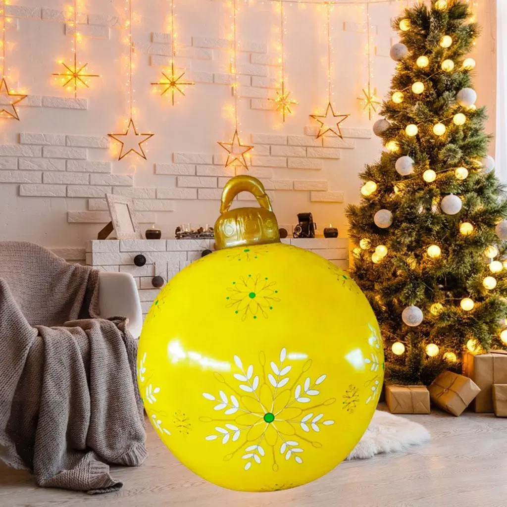 60cm Inflatable Balloon Hanging for Outdoor Garden Christmas Inflatable Ball