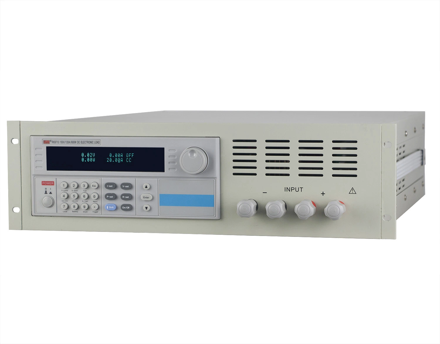 0-120A/0-150V/600W VFD-Anzeige programmierbare elektronische DC-Last