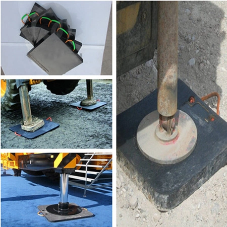 UHMWPE Crane Outrigger Pad / Polyethylene Crane Mat / HDPE Blocks