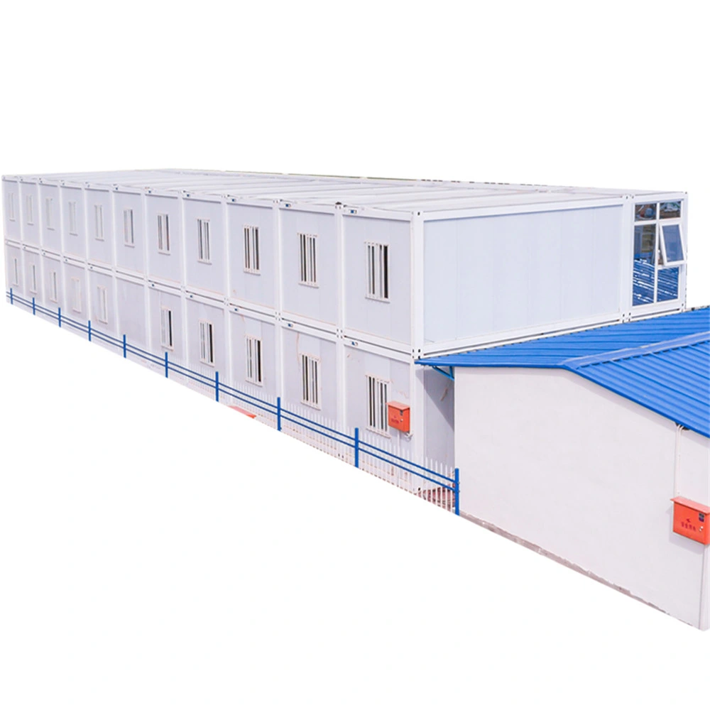 Almacén de moda Certificado ISO China Modular Prefab almacenamiento contenedor plegable Casa 40HQ-12sets