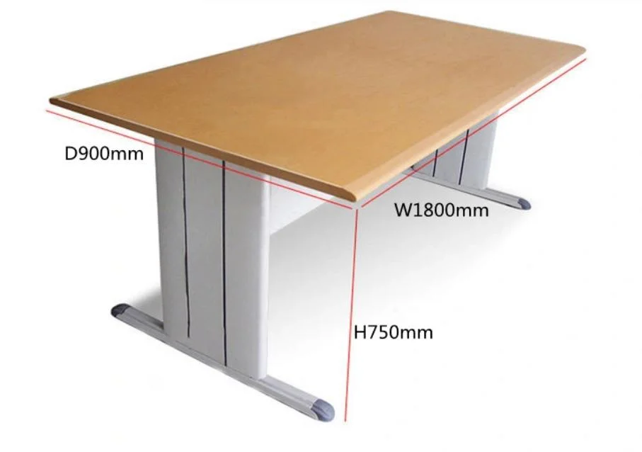 Height Adjustable School Furniture Sudent Desk and Chair Set for 2 Student