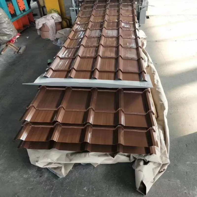 Red Color PPGI Roofing Sheets Wholesale/Supplier Color Coated Steel Roof Tiles PPGI Galvanized Steel Zinc Sheet