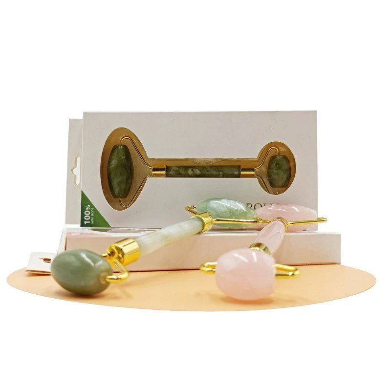 Jade Roller for Face Massage Professional Beauty Care Tools