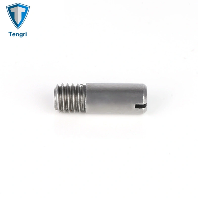 Hot Sale Stainless Steel A2 ISO2342 DIN 427 Slotted Thread Dowel Pin Cylindrical Pin Slotted Round Head Pin