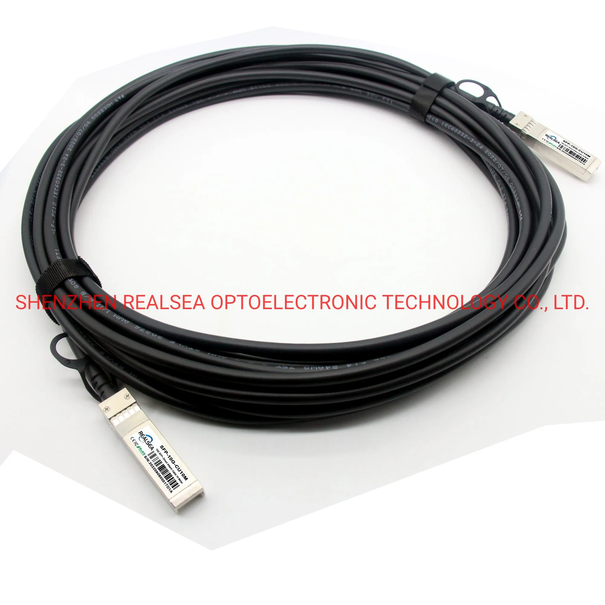 10g de 10 metros de cable Dac Compatible SFP-10g-Cu10m 10g de cobre Twinax Cable de conexión directa con el DAC de 10 metros de longitud