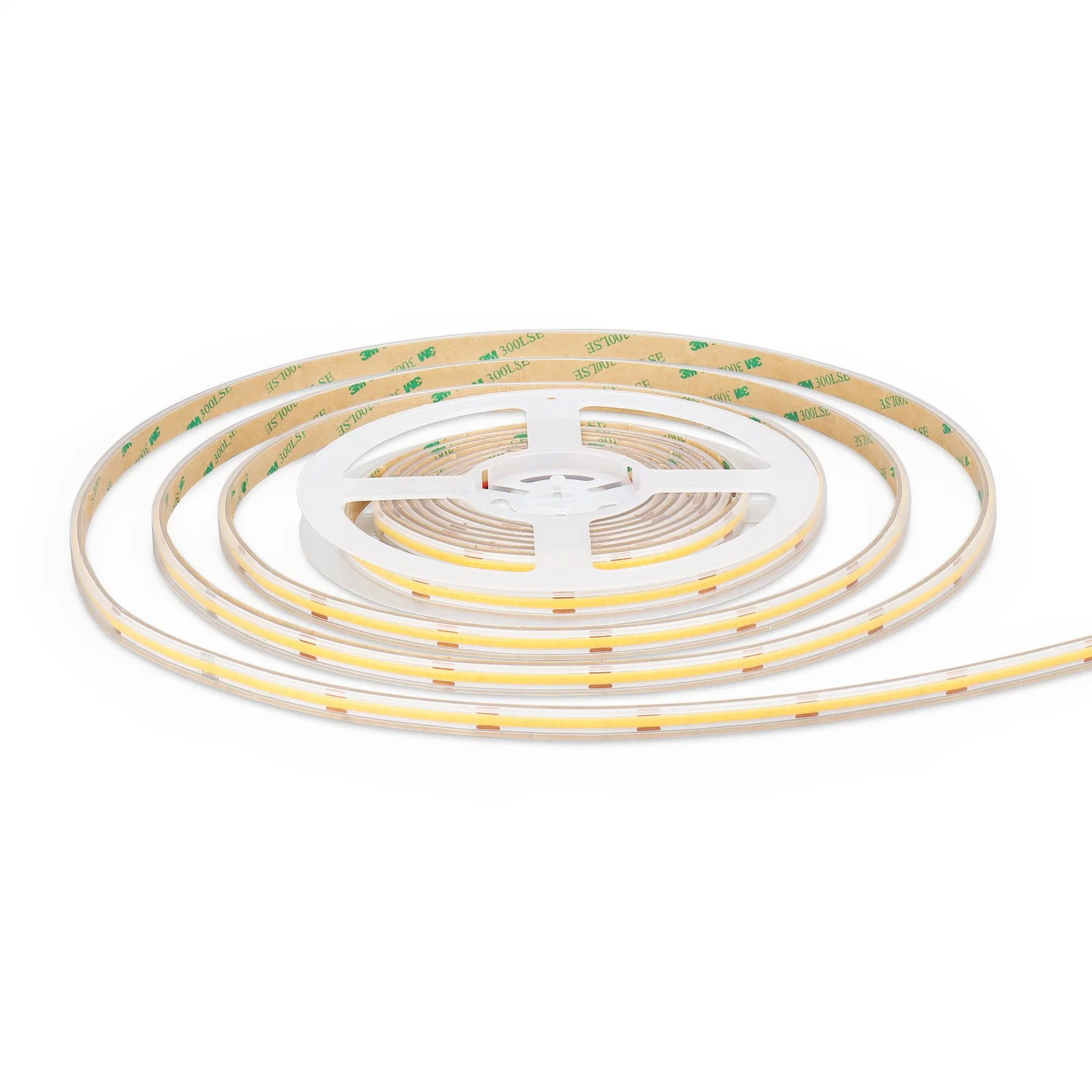 Factory Price 320LED Clip 8mm 12V Flexible COB LED Strip Fita LED