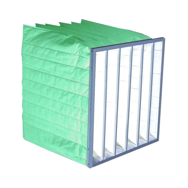 Polyester Filter Pocket Air Filter Bag Filter F5-F9 with Polyester for Air Conditioning Systems, Industry, HVAC System