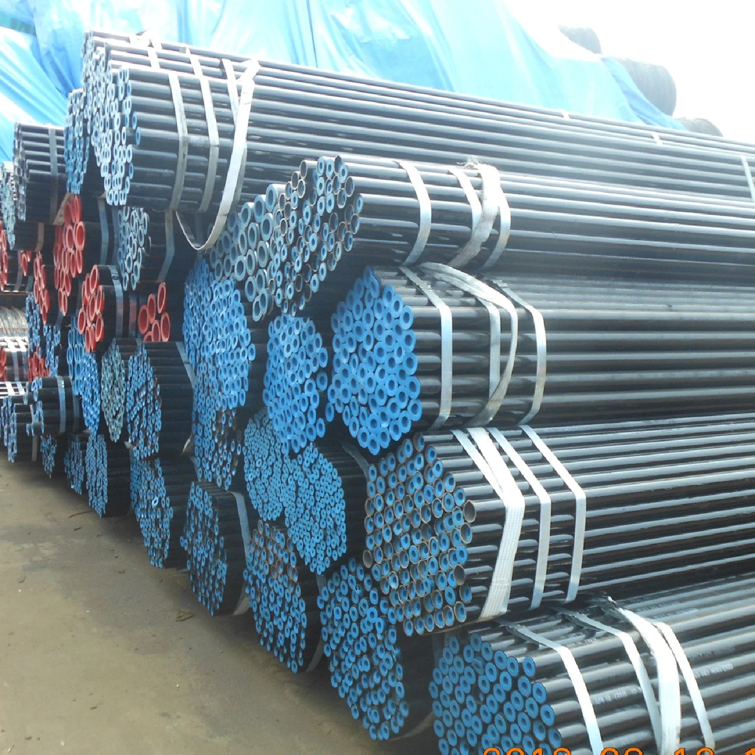 DIN1629/2448 in Material Quality St. 37.0 with M. T. C. Type 2.2/3.1. B Carbon Steel Tubes Seamless Pipes