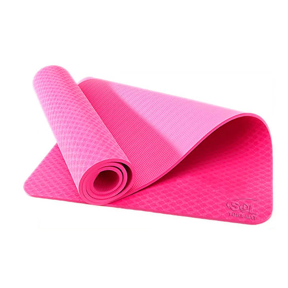 Sol Trending Products Eco Friendly Exercise OEM Chemical Free Eco Recycled Friendly Good Perfomance Thick Print TPE Yoga Mat