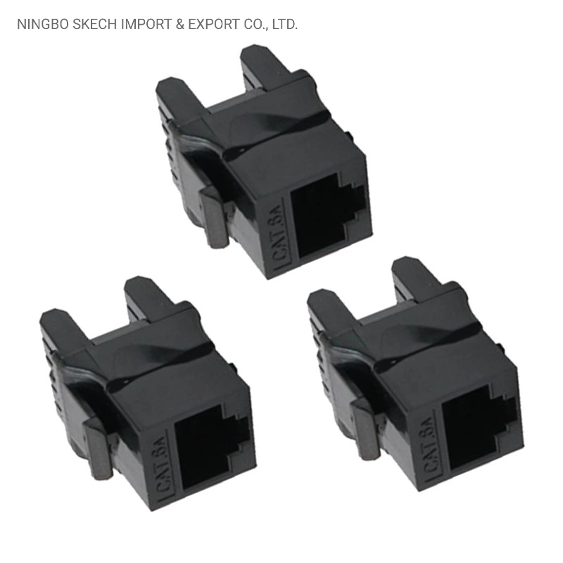 UTP CAT6A Keystone Jack RJ45 Keystone Jack Network Keystone RJ45 Ethernet Module 8p8c Connector Jack