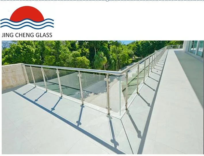 Chinese modern Interior Portable Glass Railing Steel/Wood Glass Stair