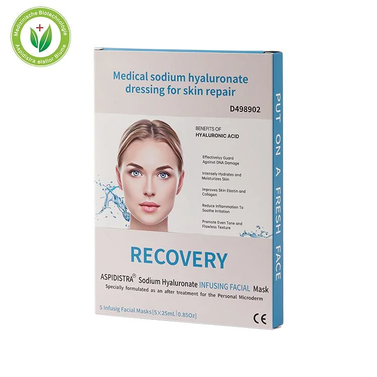 Medical Sodium Hyaluronate Skin Repair Dressing Hyaluronic Acid Sheep Placenta Medical Facial Mask