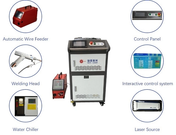 Welding Equipment for Small and Medium Sensors of 1500W Fiber Laser Welding Machine