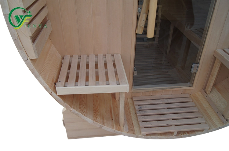 Wholesale/Supplier Outdoor Solid Wood Garden Barrel Sauna Room