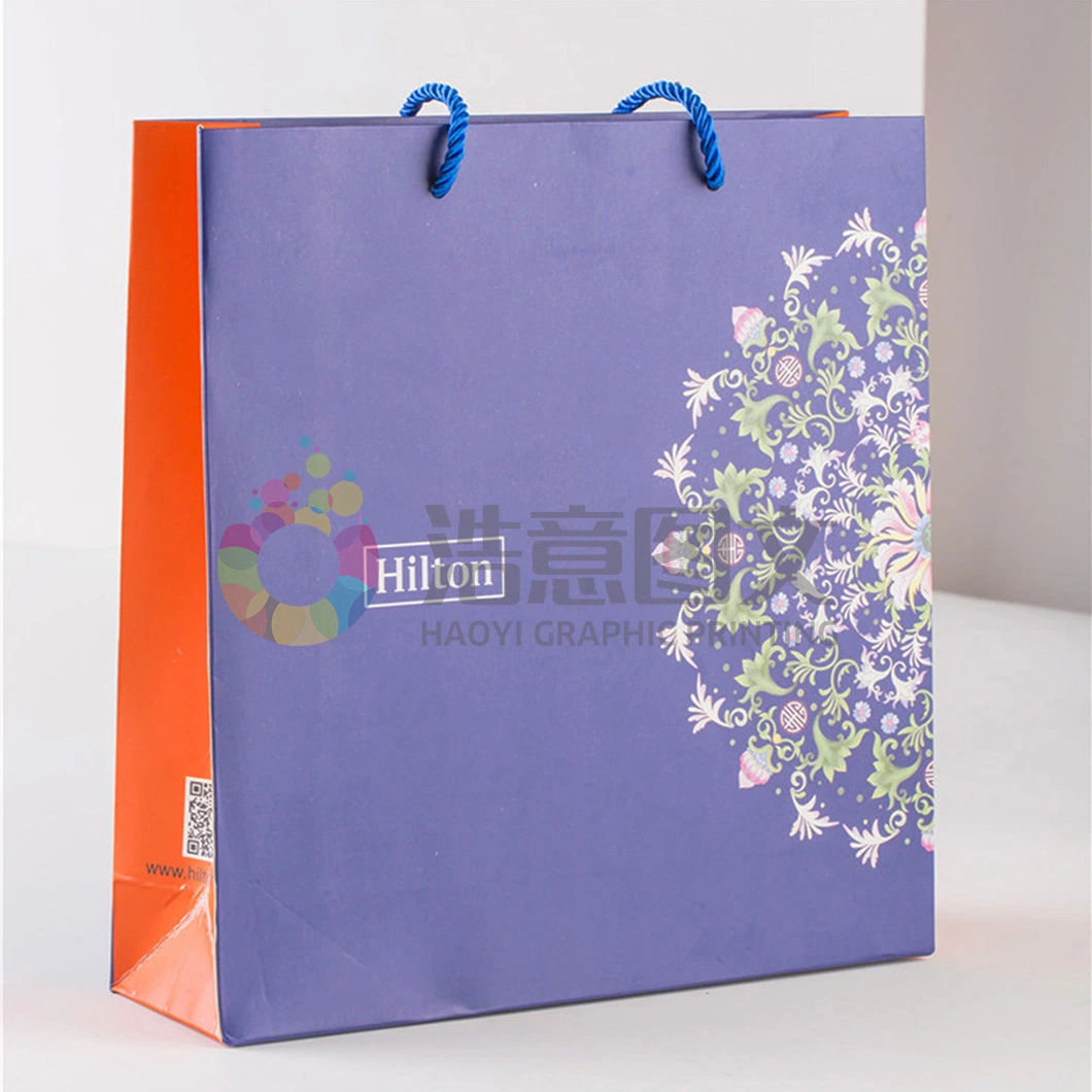 OEM Factory Wholesale/Supplier Customized Office Supply Paper Bag with Rope