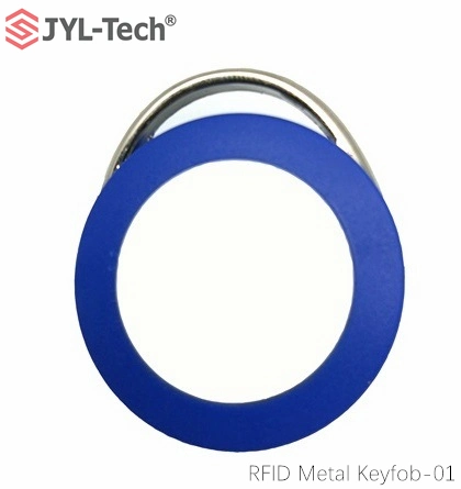 High End Durable Reusable NFC Keychain RFID Metal Keyfob Transponder Badge