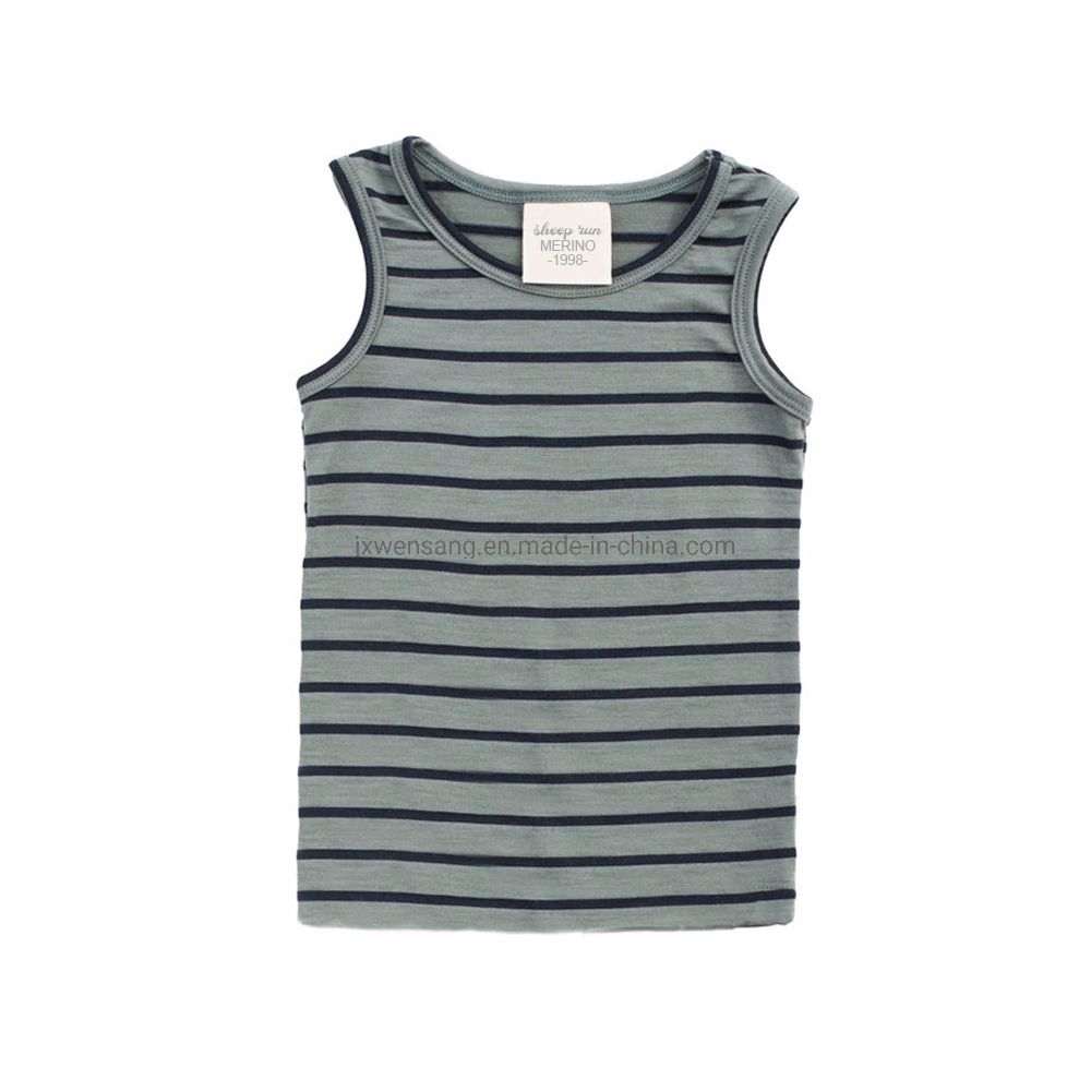 Australian 100% Merino Wool Baby and Kid's Singlet Top