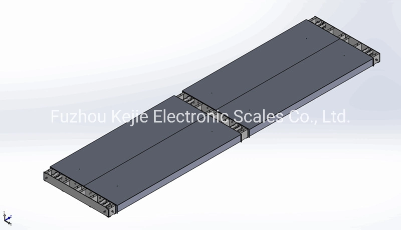 China Kejie Weighing Factory 100t 3m X16m 18m Pesaje electrónico Escala para exportación