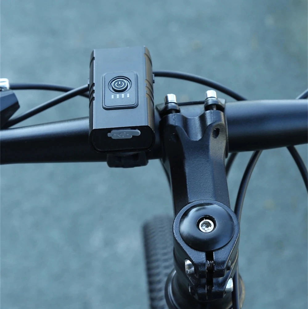 Lámpara LED recargable USB para bicicleta