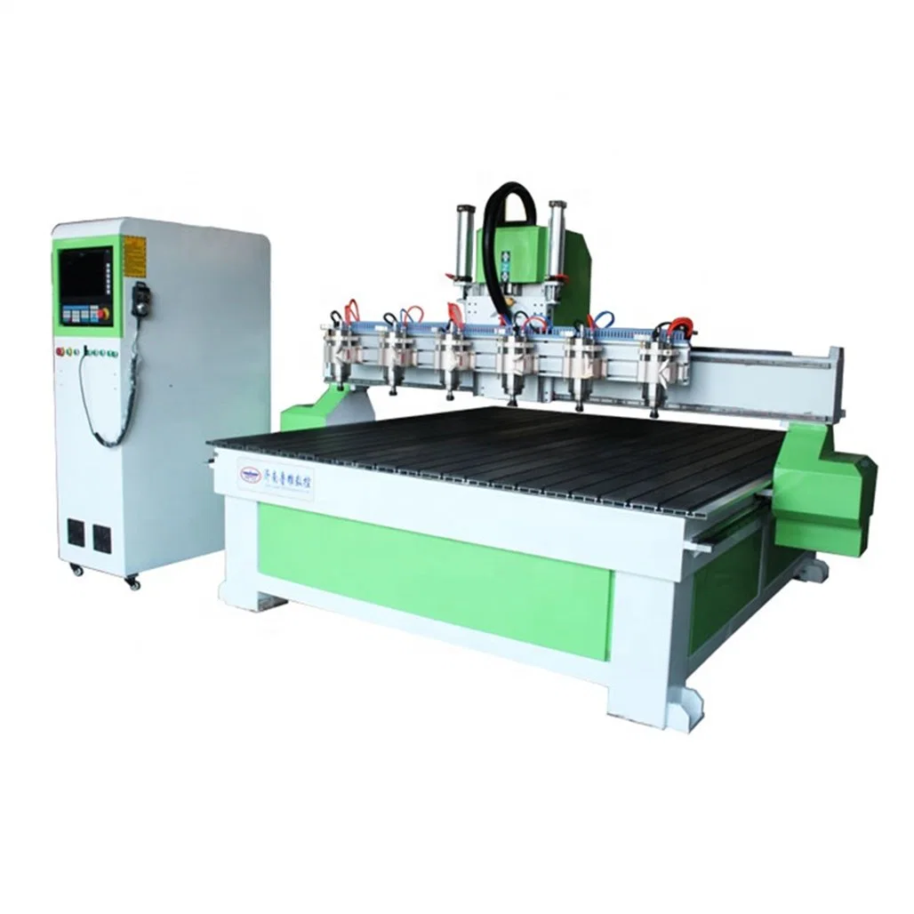 Guandiao hohe Präzision Kundenspezifische Multi-Kopf mittlere CNC-Relief-Graviermaschine