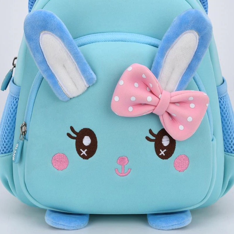 2022 Nouveau style Sac à dos Bunny 2-5 ans Prévenir les sacs d'école perdus pour les petites filles