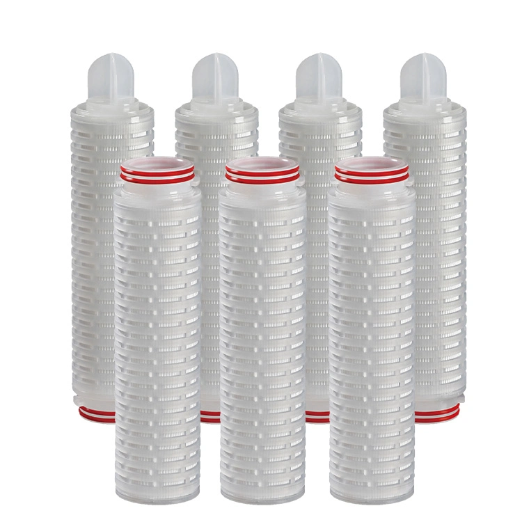 Darlly Hydrophilic PVDF Membrane 0.22um Pleated Filter Cartridge for Protein Purification with Ultra Low Protein Binding 10/20/30/40"