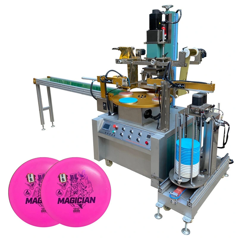 Machine automatique de gaufrage à chaud rotatif pour plastique/papier/cuir