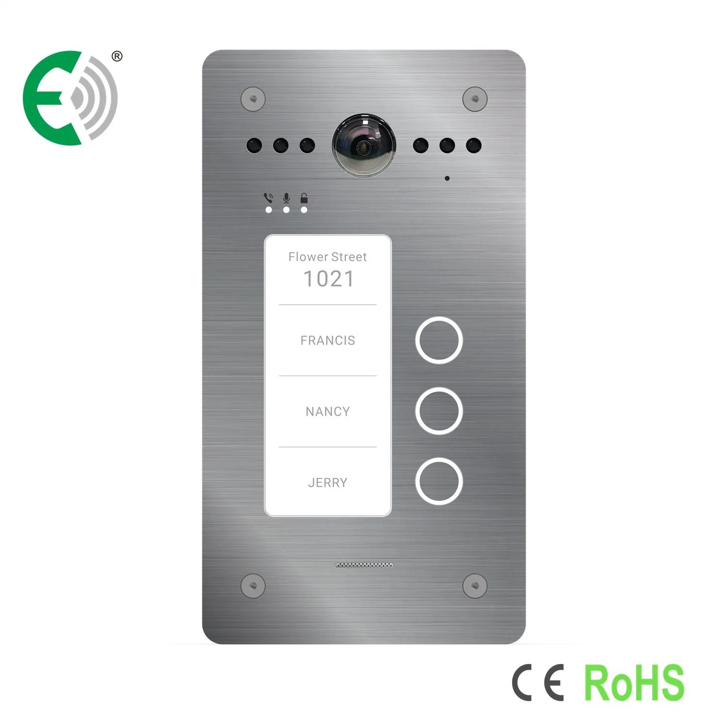 2 سلك 1080p Doorbell الكاميرا هاتف فيديو لاسلكي مع الأشعة تحت الحمراء الرؤية الليلية