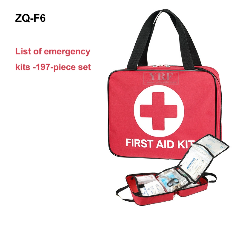 Red First Aid Bag 24*20*9cm Tactical Trauma Bag Medical Storage Bag for First Aid Kits Pack Emergency Hiking Office Medical Kit