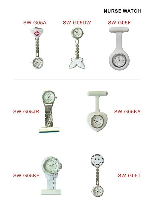 Sw-G05f Wholesale/Supplier New Product Rubber Silicone CE Approved Nurse Watch