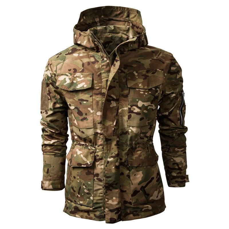 Waterproof Multifunctional Tactical Hooded Camouflage Jacket