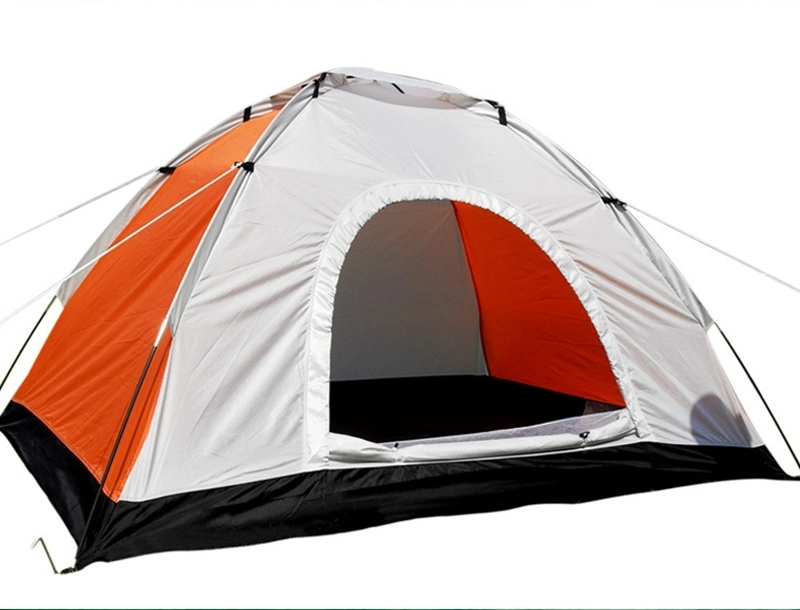 2 personas plegable de la tienda de camping portátil de aire libre impermeable automático portátil