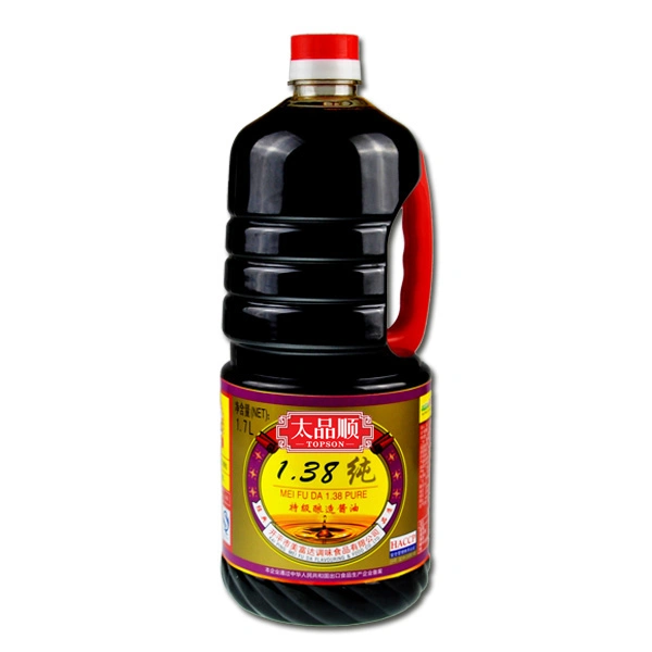 1.7L Superior Light Soy Sauce for Supermarket with Brc Certificate