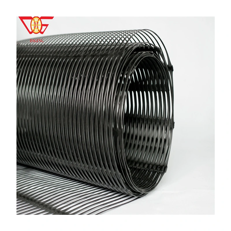 High Tensile Strength Road Construction PP Biaxial Plastic Geogrid