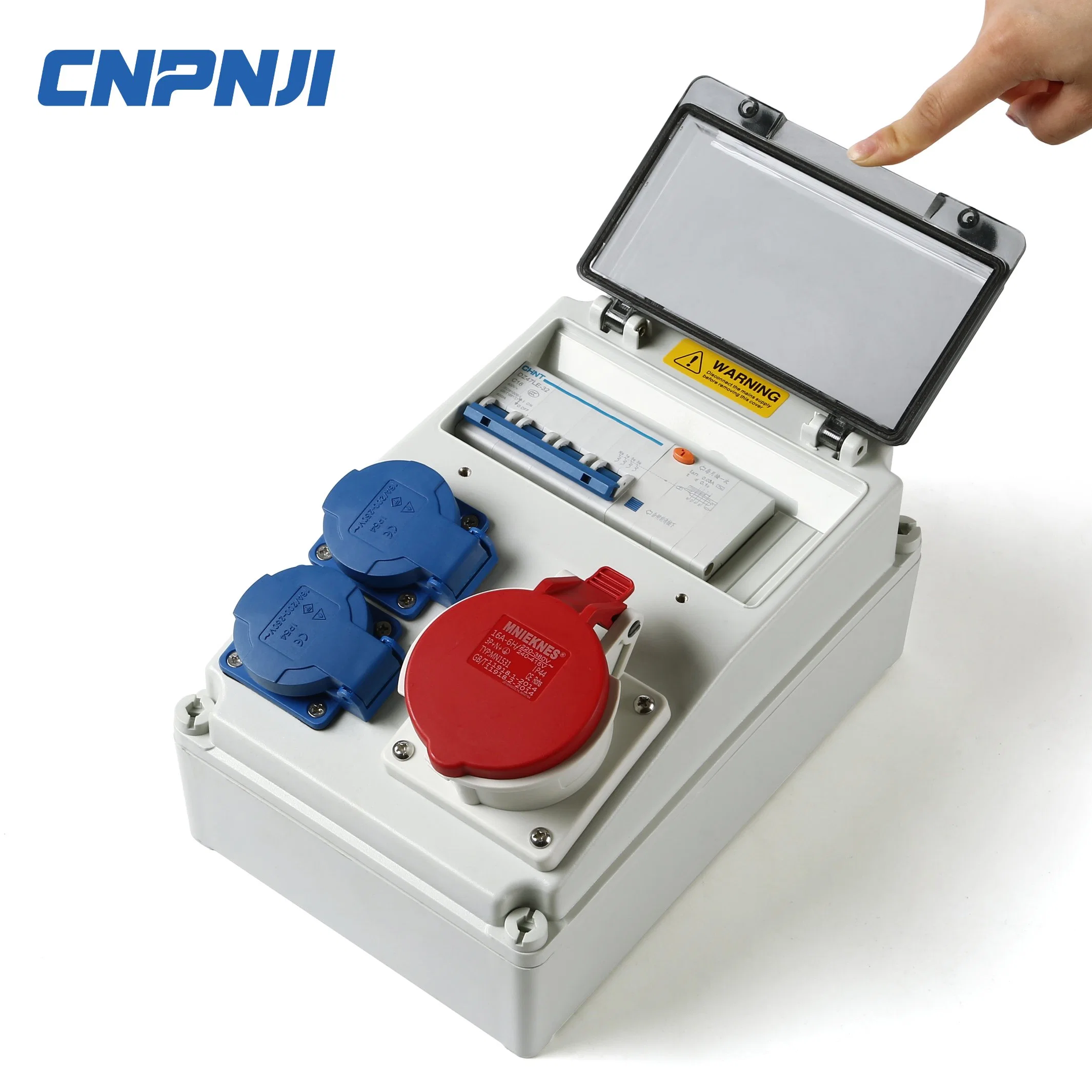 Cnpnji Engineering Production Custom Portable Mobile Power Maintenance Box Waterproof Socket Box