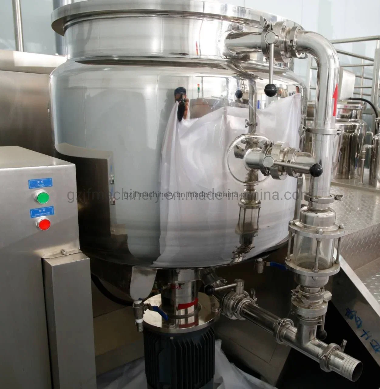 Jf Automatic Blender Pharmaceutical Making Machine Ointment Mixing Equipment