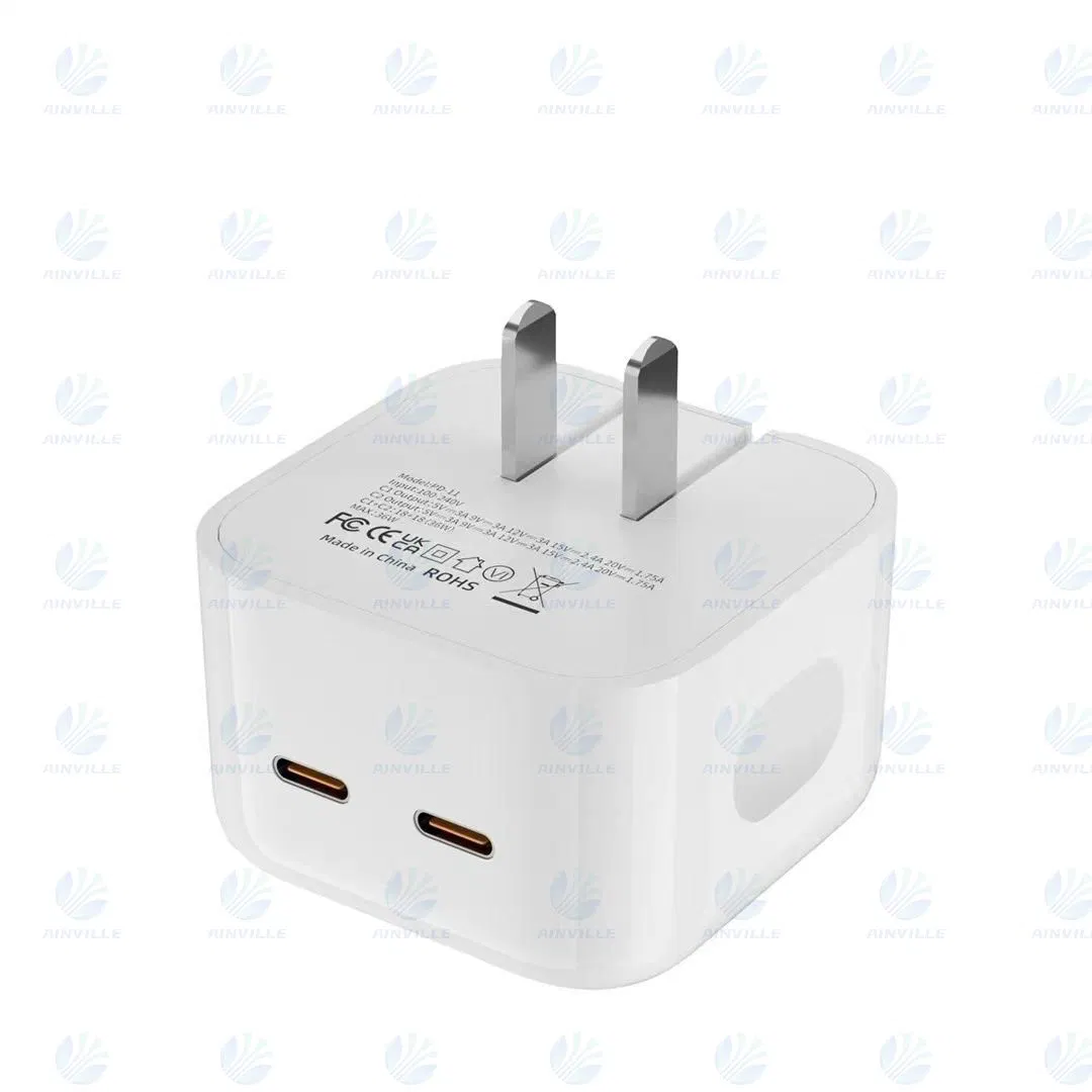 Preço barato versão atualizada Universal UK Plug 35W USB C Carregador de parede carregador USB C carregador de telemóvel de viagem