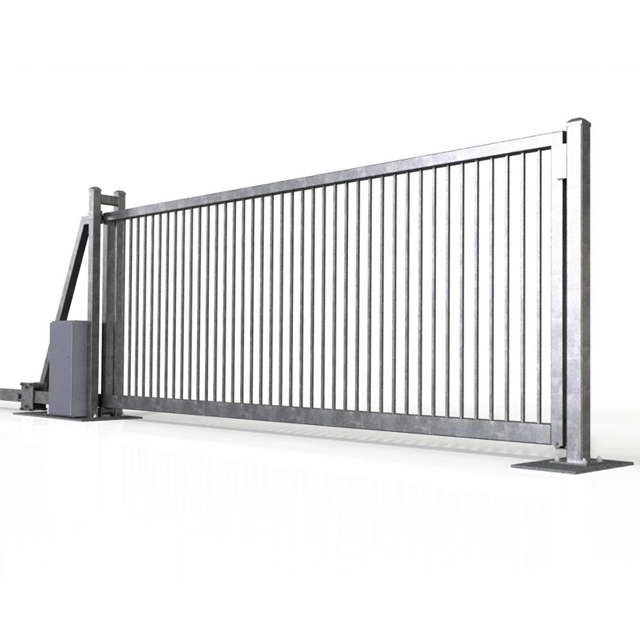 American Style Modern OEM Customization Courtyard Flat Gate Aluminum Art Door