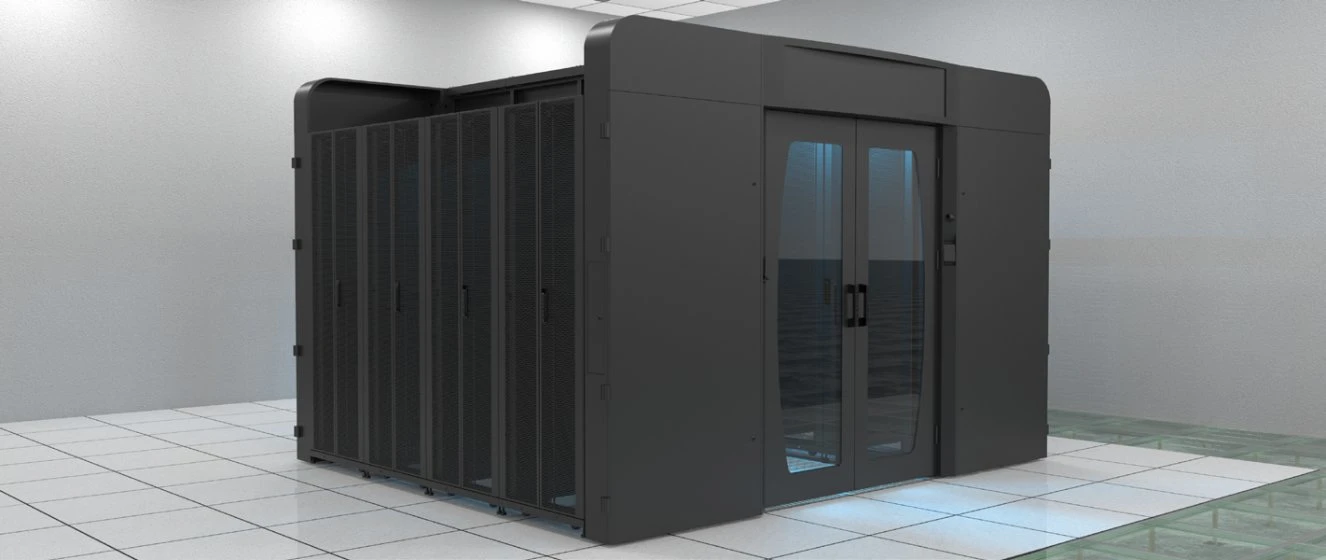 Data Center Cold Aisle Containment Solution for It Data Center Cooling System Server Cabinet
