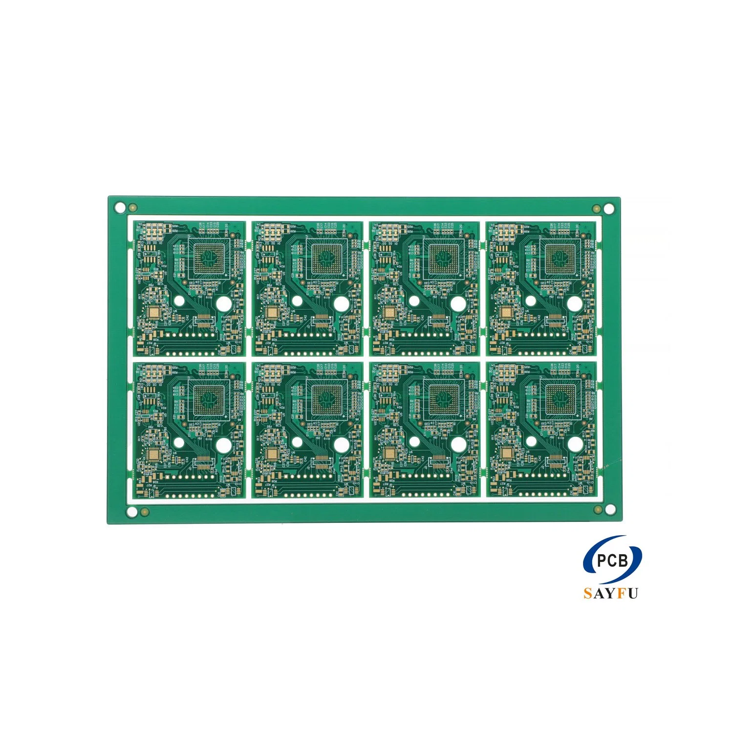 Multilayer Printed Circuit Boards Blind Hole and Buried Hole Sunk Gold, HDI Printed Circuit Boards